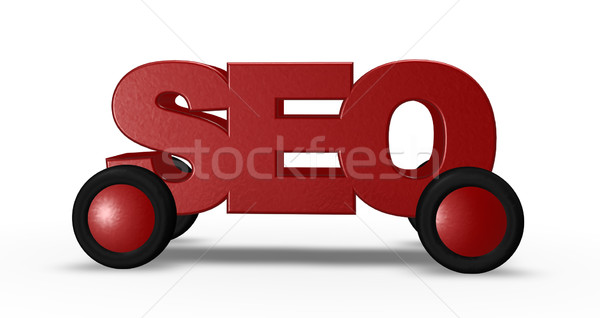 seo on wheels Stock photo © drizzd