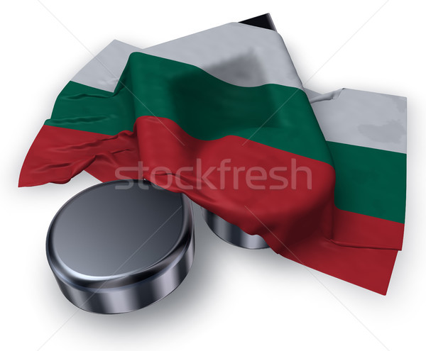 music note symbol and bulgarian flag Stock photo © drizzd