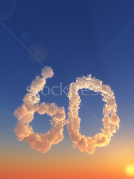 sixty sky Stock photo © drizzd