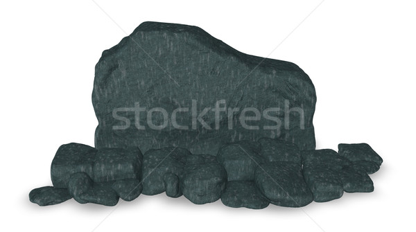 stone board - 3d rendering Stock photo © drizzd