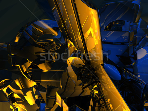euro symbol in abstract space - 3d illustration Stock photo © drizzd