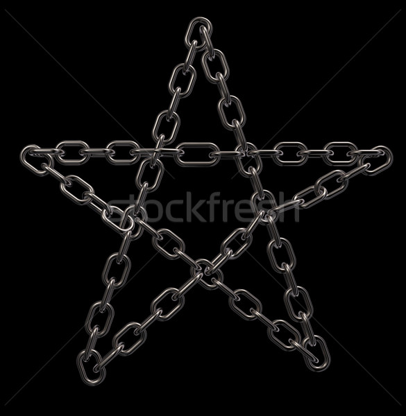 chains pentagram Stock photo © drizzd