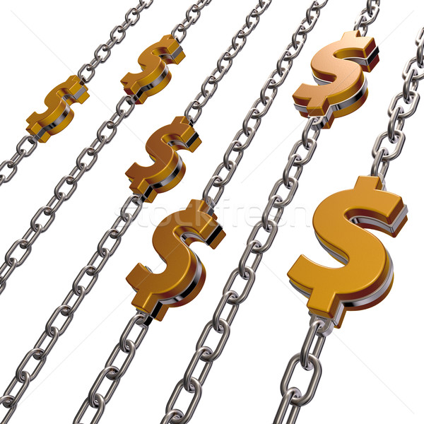 dollar chains Stock photo © drizzd