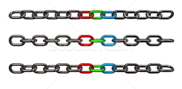 rgb chains Stock photo © drizzd