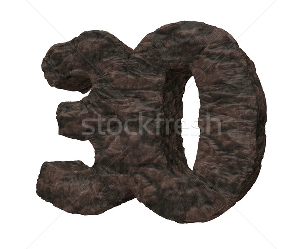 Stock photo: number thirty