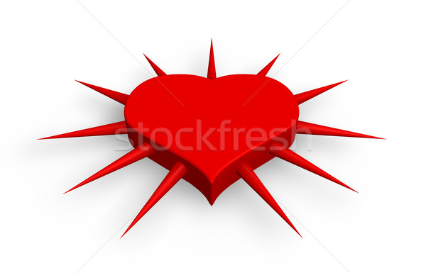 Szív absztrakt felirat házasság szerelmespár románc Stock fotó © drizzd