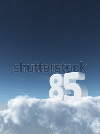 Stockfoto: Bewolkt · wolken · hemel · 3d · illustration · natuur