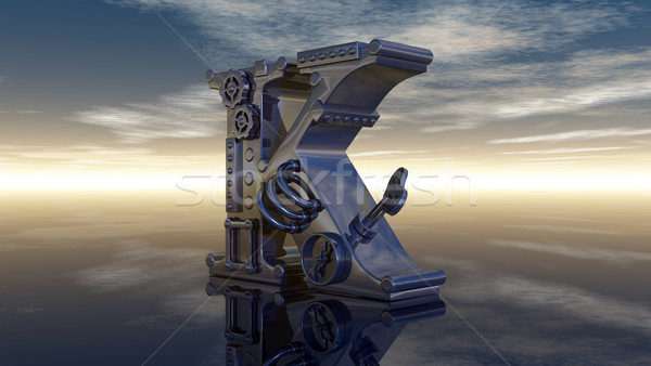letter k machine Stock photo © drizzd