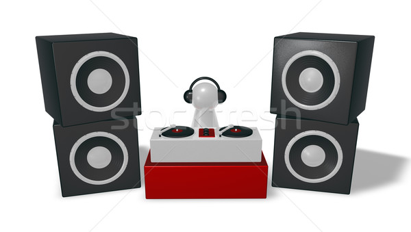 disc jockey Stock photo © drizzd