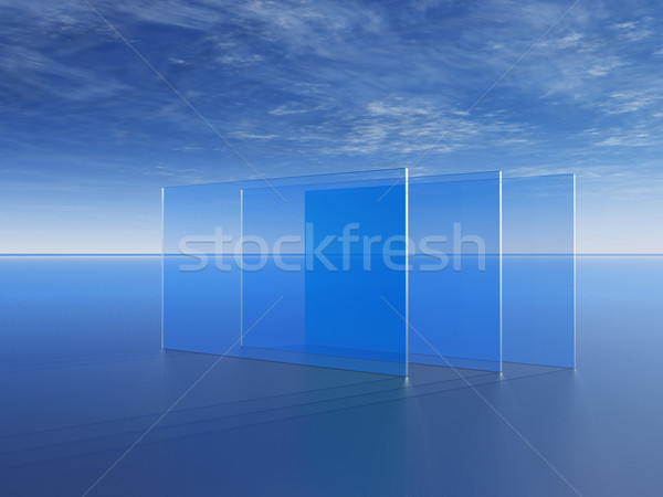 windowpanes Stock photo © drizzd