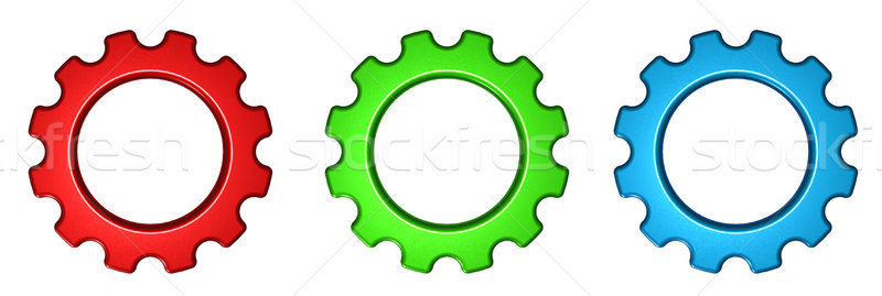 rgb gear wheels Stock photo © drizzd