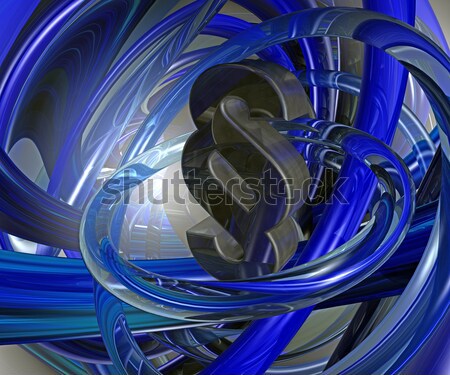 Scifi streszczenie futurystyczny 3d ilustracji projektu sztuki Zdjęcia stock © drizzd