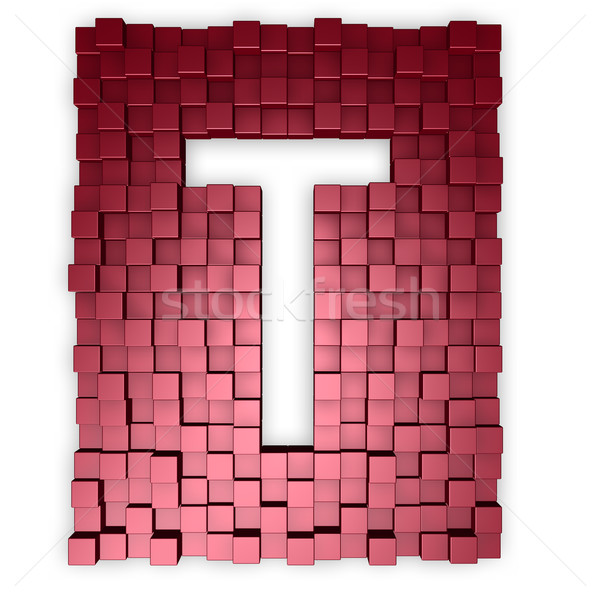 cubes makes the letter t Stock photo © drizzd