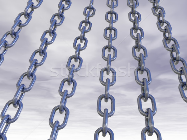 metal chains Stock photo © drizzd