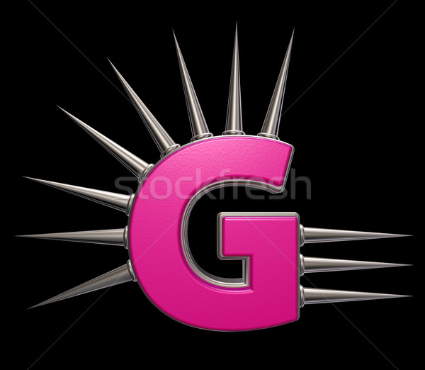 prickles letter g Stock photo © drizzd