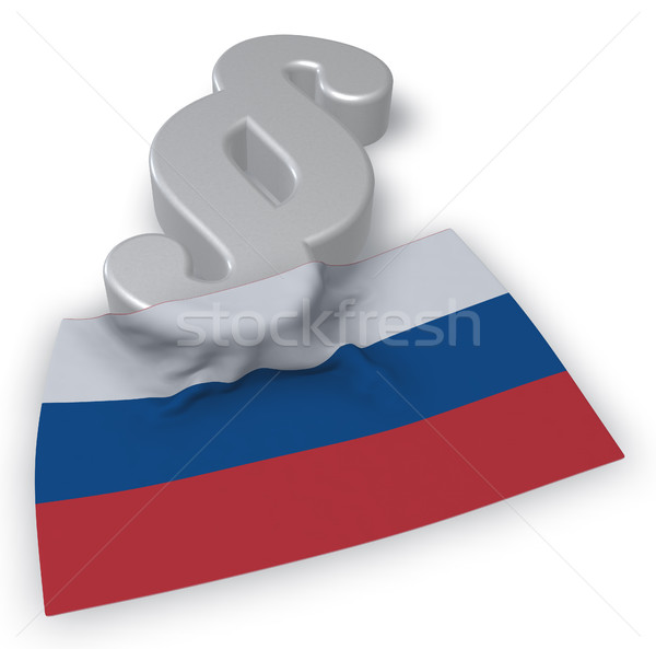 Absatz Symbol Flagge 3D Rendering Stock foto © drizzd