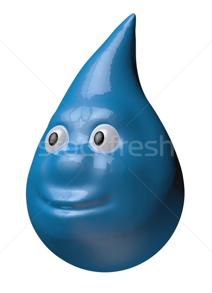 Cartoon Water Drop Stock Photo C Jorg Rose Oberreich Drizzd 1492197 Stockfresh