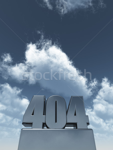 Stock photo: error 404