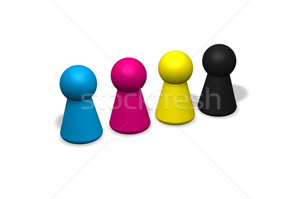 cmyk Stock photo © drizzd