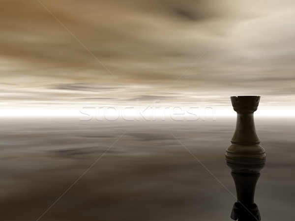Stock photo: chess rook