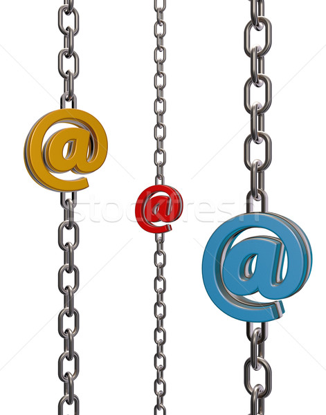 email chains Stock photo © drizzd