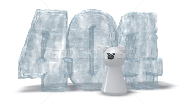ice number 404 Stock photo © drizzd