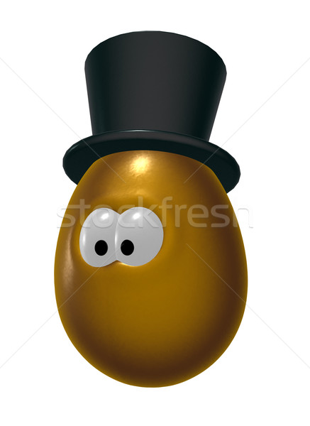 easteregg with topper Stock photo © drizzd