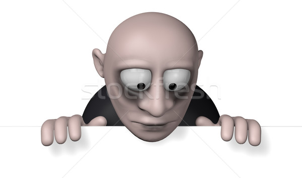 Cartoon зомби 3d иллюстрации лице смерти Сток-фото © drizzd