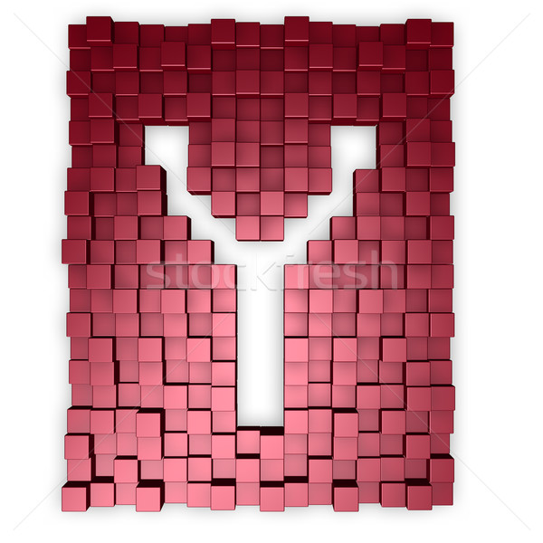cubes makes the letter y Stock photo © drizzd