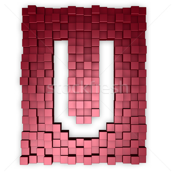 cubes makes the letter u Stock photo © drizzd