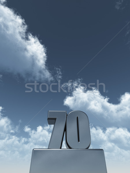 metal seventy Stock photo © drizzd