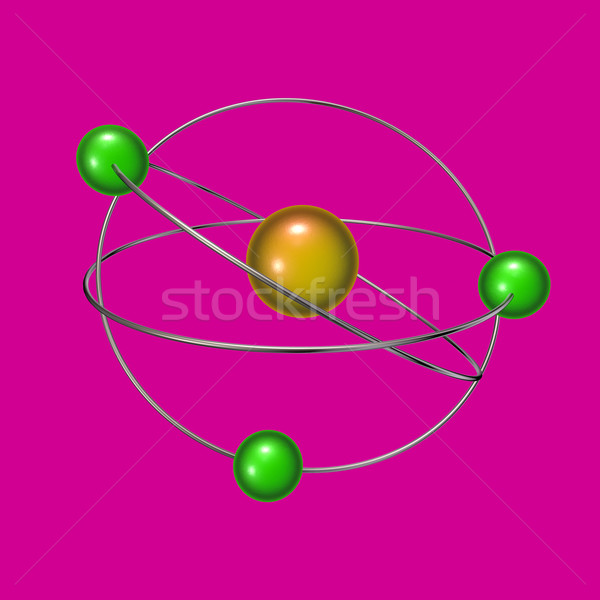 Model magenta 3d illustration abstract geneeskunde patroon Stockfoto © drizzd
