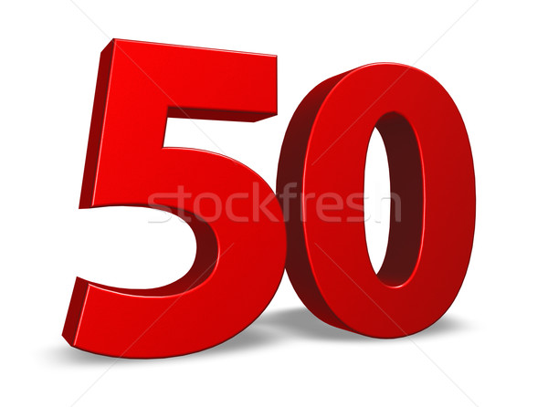 number fifty Stock photo © drizzd
