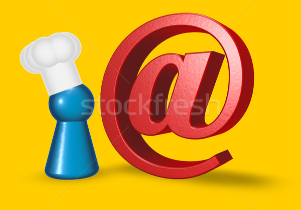 email cook Stock photo © drizzd