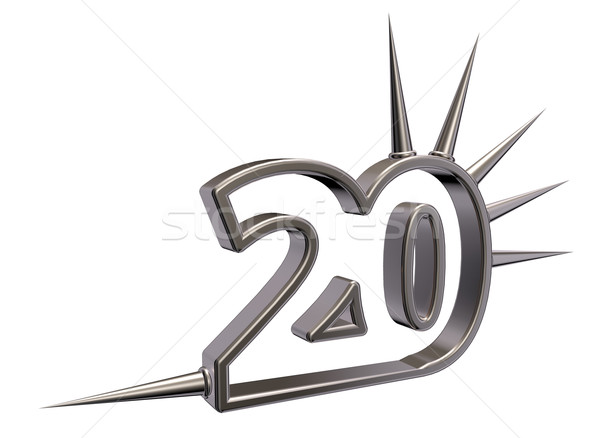 number twenty Stock photo © drizzd