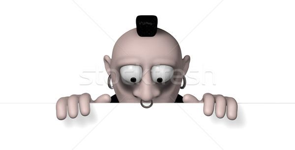 Gothique cartoon chiffre 3d illustration [[stock_photo]] © drizzd