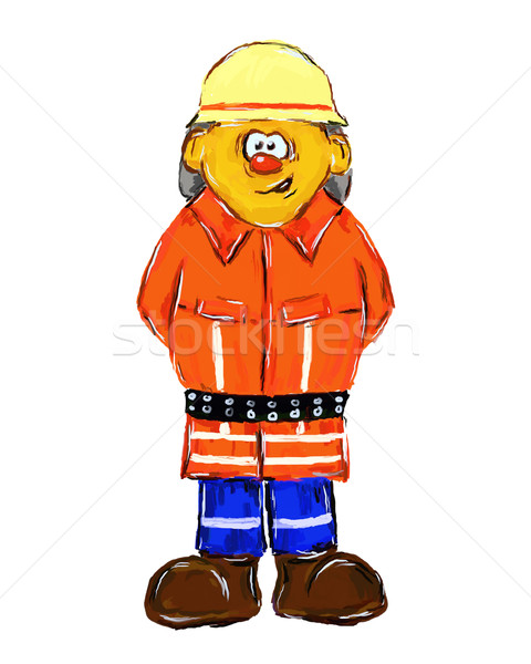firefighter Stock photo © drizzd