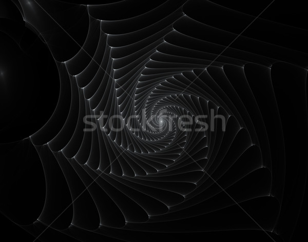 Abstract panza de paianjen ilustrare negru Imagine de stoc © drizzd