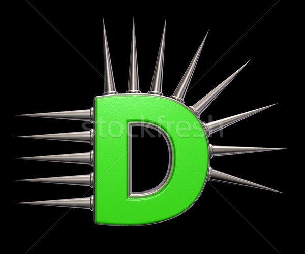 prickles letter d Stock photo © drizzd