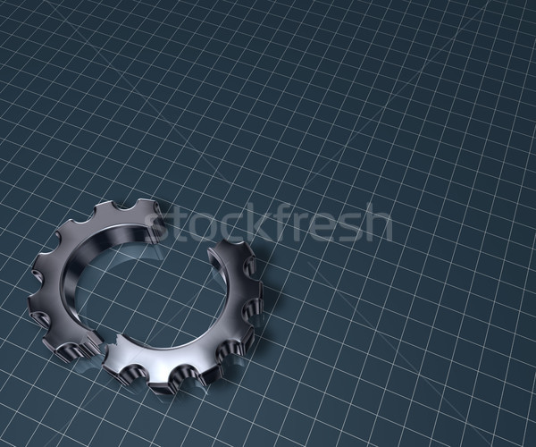 broken cogwheel Stock photo © drizzd
