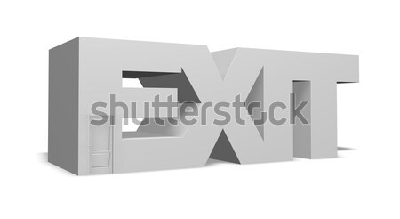 Xxl litere alb ilustrare 3d scrisoare rochie Imagine de stoc © drizzd