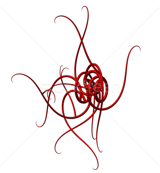 Stock photo: red tentacles