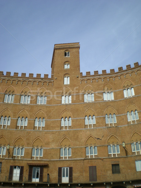 View of gothic city of Siena, Italy Stock photo © Dserra1