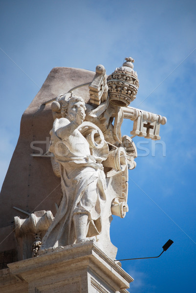 Vatican statuie constructii biserică arhitectură Imagine de stoc © Dserra1