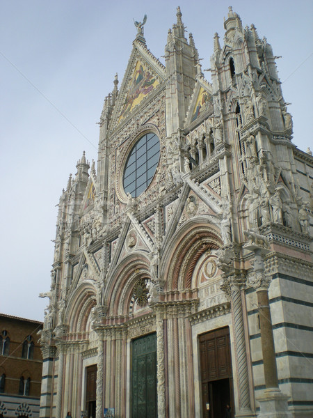 Stock photo: Cathedral of Siena in Italy
