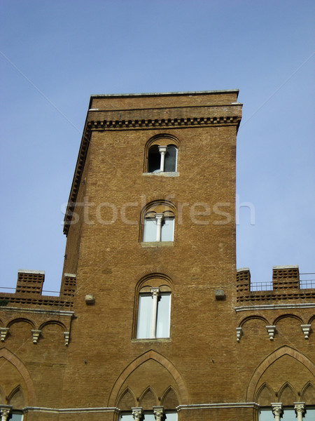 View of gothic city of Siena, Italy Stock photo © Dserra1