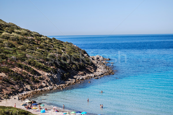 View of beautiful sea of Villasimius, in Sardinia, Italy Stock photo © Dserra1