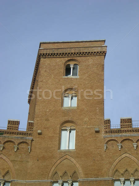 View of gothic city of Siena, Italy Stock photo © Dserra1