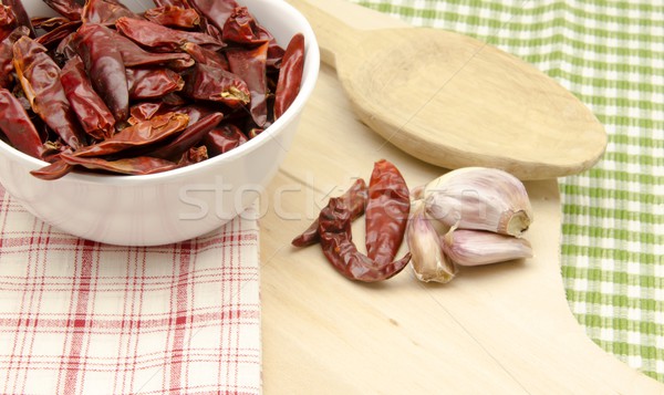 Ardei rosu alimente legume piper Imagine de stoc © dulsita