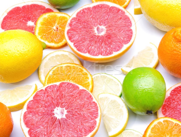 Stock photo: Assortment of citrus